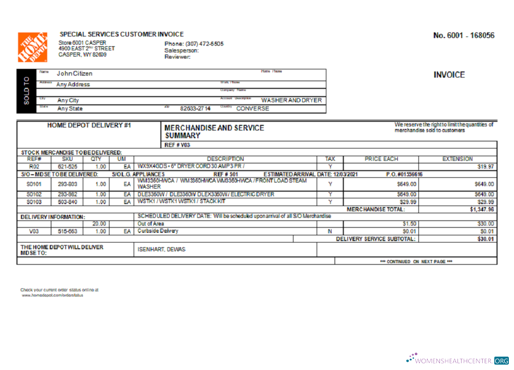 Download USA The Home Depot Photoshop template